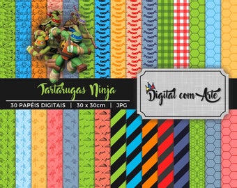 Teenage Mutant Ninja Turtles Digital Paper