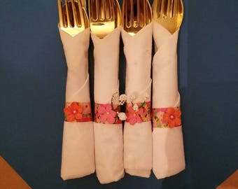 Wedding Flatware; Wedding Table Settings; Rose Gold Utensils; Wedding Forks, Cutlery; Wedding Decorations; Rehearsal Dinner; Bridal Shower