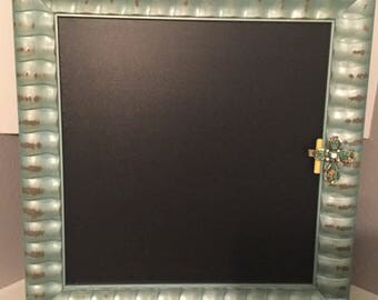 Repurposed Antique Chalkboard Frame