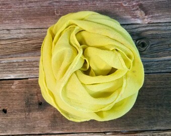 Silk Scarf, Hand Dyed, Silk Chiffon