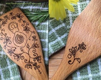 Spiral Goddess Kitchen Wand