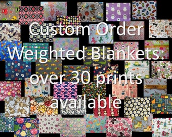 Custom Order Weighted Blankets for Sensory Calming