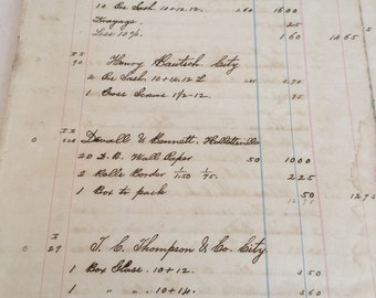 Ledger Pages from 1876\Beautiful Writing