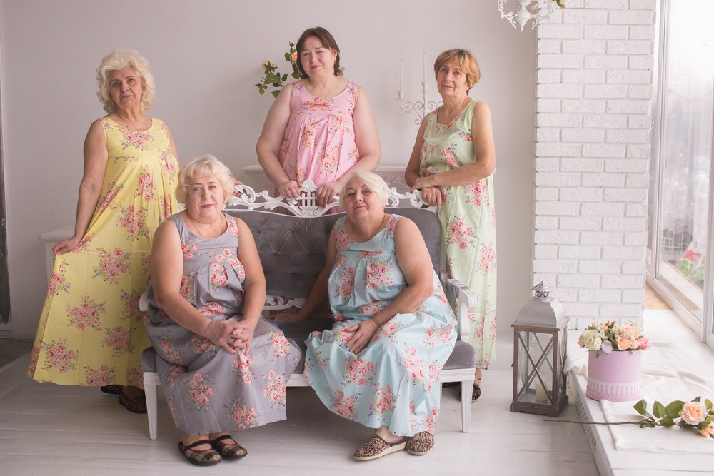 old people night gown