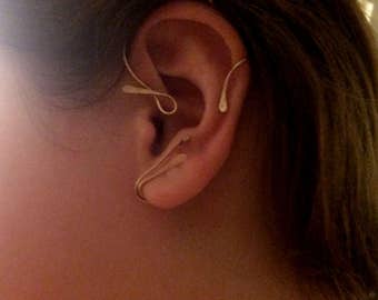 Beautiful inspiration Vine Jewelry Ear Cuff, Vine Jewelry, ear jewelry, ear climber, ear wrap, ear jacket, non pierced