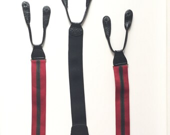 Button Suspenders - Mens Suspenders - Mans Suspenders Men - Novelty Suspenders - Clip Suspenders