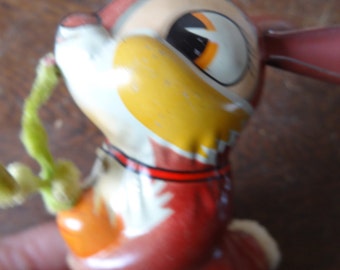 RARE Vintage Line Mar Toys Jocco Jumping Rabbit Tin Toy Japan