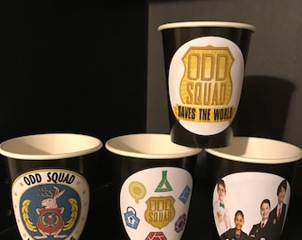 Odd Squad | Secret Agent Birthday Party Cups - 12
