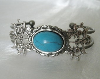 Turquoise Bracelet, boho jewelry turquoise jewelry gypsy jewelry bohemian jewelry hippie moroccan hipster bracelet new age boho bracelet