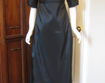 Regency Mourning Gown sz. 12