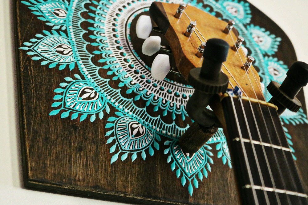 guitar holder guitar gift boho home decor instrument guitar holder guitar gift boho home decor instrument