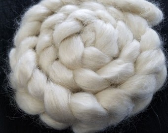 Natural Young Mohair Top - 4 ounces