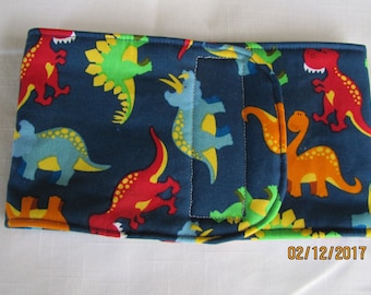 Dinosaur Dog Belly Band - Medium