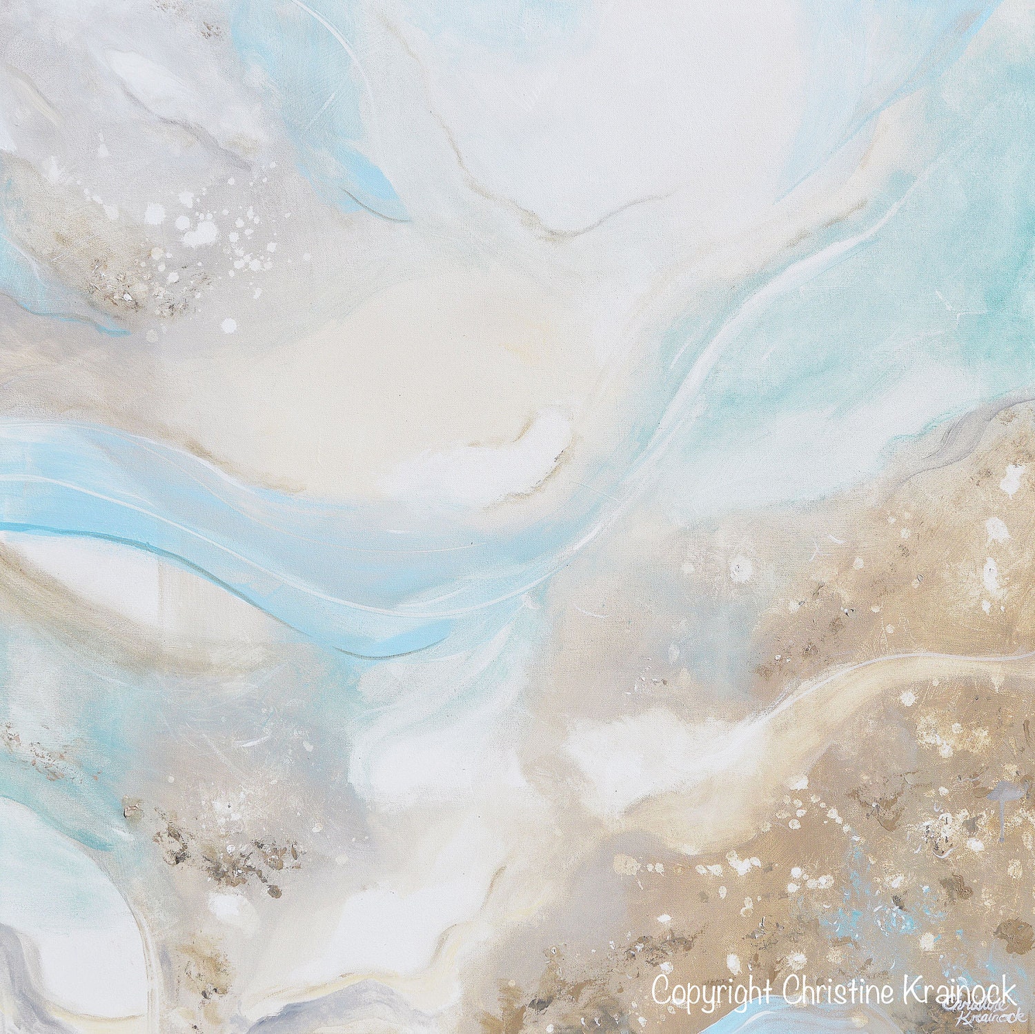 pale abstract paintings