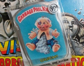 Unopened 1986 Garbage Pail Kids OUCH button