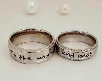 couples wedding bands personalized rings name rings wedding bands promise rings - Couples Wedding Rings couples wedding bands personalized rings name rings wedding bands promise rings - Couples Wedding Rings