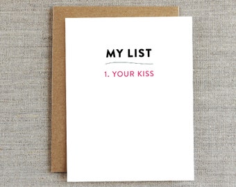 Valentine's Day Card, Valentine Card, I Love You Card, Love Card, Card for him, Card for her, Hall and Oates, V-Day Card