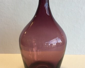 Vintage Blown Glass Amethyst Jug