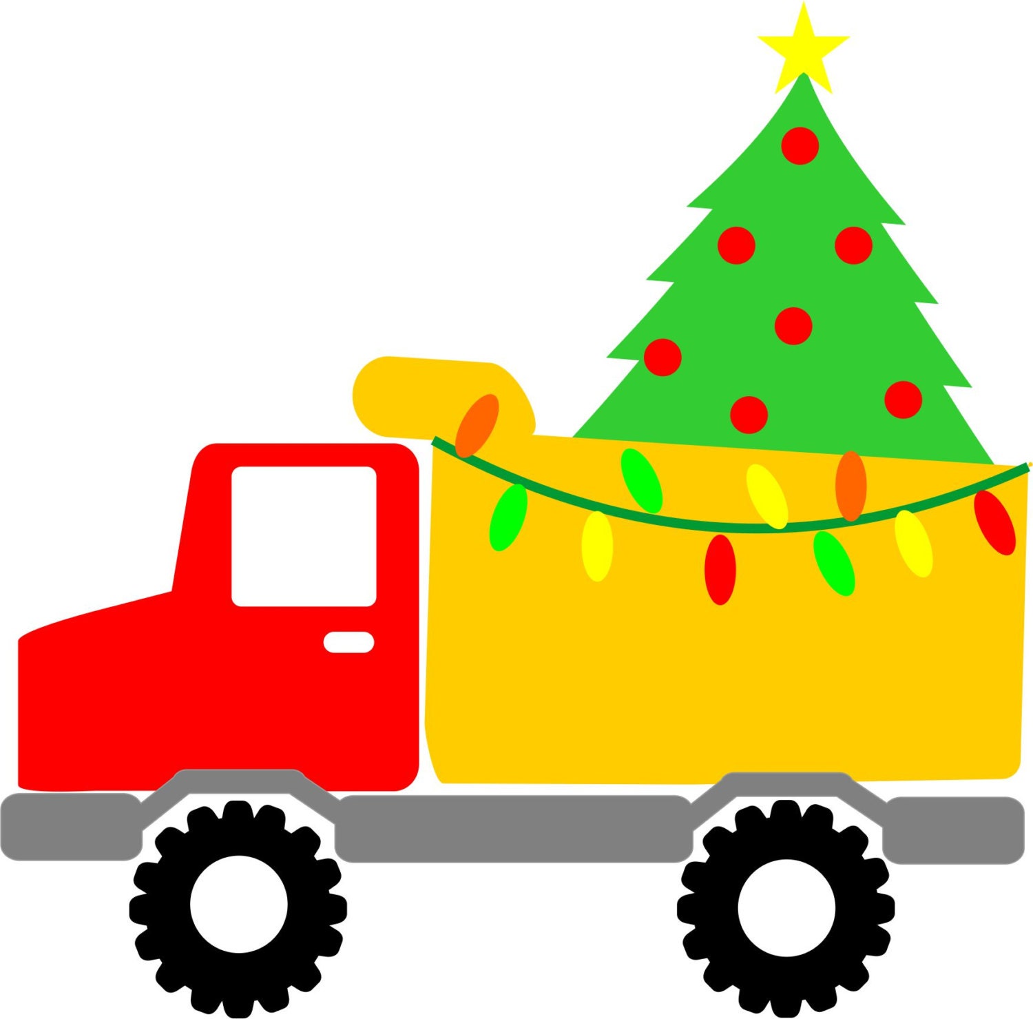Free Free 120 Svg Truck With Christmas Tree SVG PNG EPS DXF File