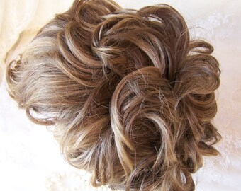 Vintage Short Curly Wig.Wigs for Women.Teviron 100%Vinyon.Vintage Ladies Wig.Women's Curly Wig.Ladies Short Wig.Vintage Light Brown Wig.