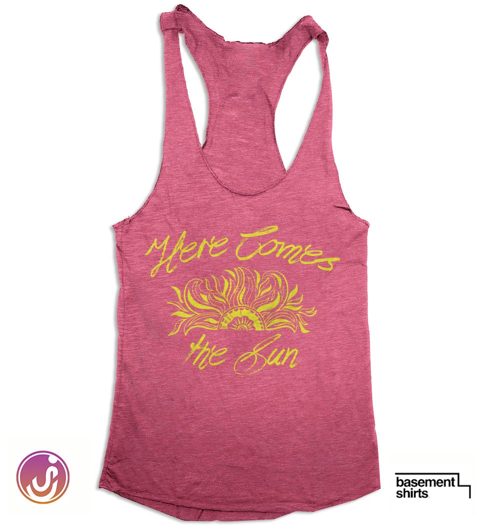 Women's Tank Tops Here Comes The Sun Summer Tanks