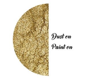 Rolkem Special Blend Gold Dust 10ml for cake, cookie, & confectionery decorating
