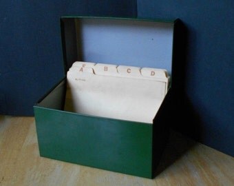 Recipe box dividers | Etsy