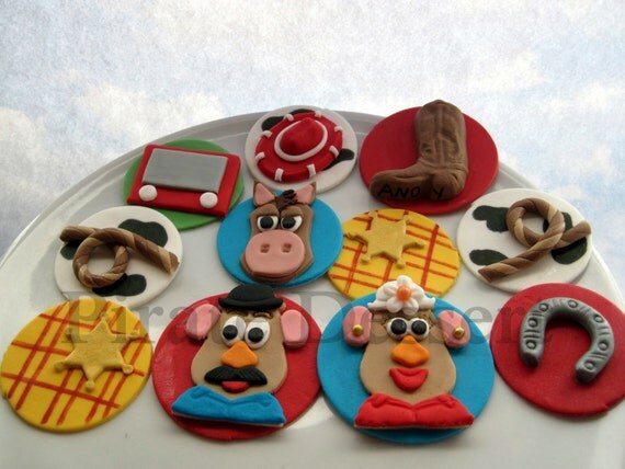 edible toy story figures