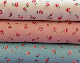 Old New 30s - Lecien Fabric - Rose Fabric - Reproduction Fabric - 31526