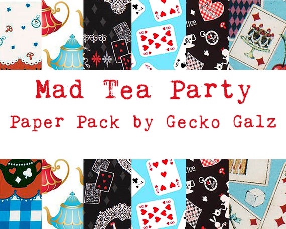 Mad Tea Party Mini Paper Pack