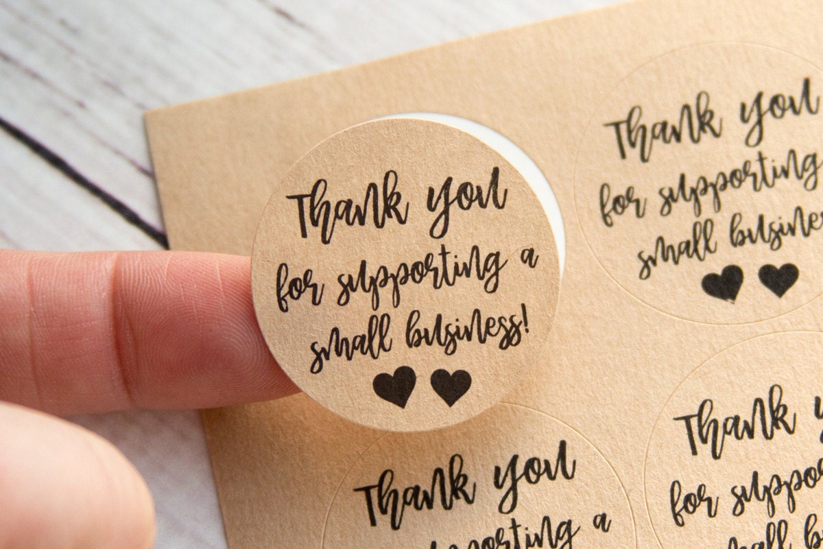 Thank you for supporting a small business Small Business