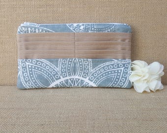 Women's Wallet / Mandala Wallet / Fabric Wallet / Long Wallet