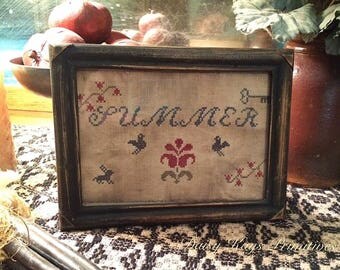 Colonial sampler | Etsy