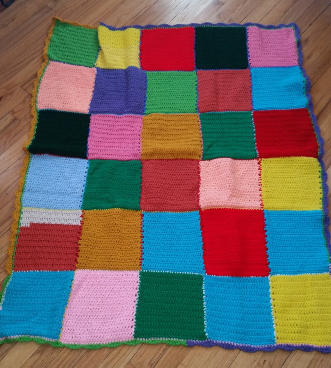 Granny Pet/Lap Blankets in Crazy Color Combo OVERSIZED