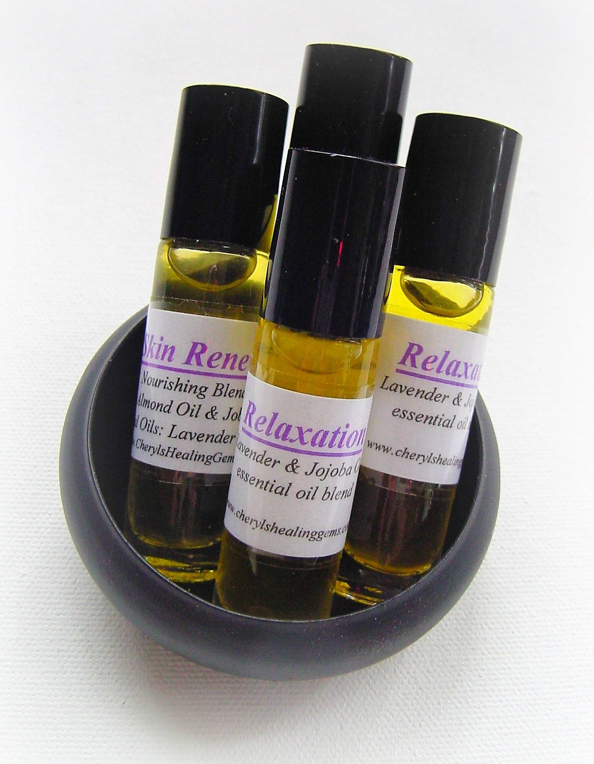 AROMATHERAPY Essential Oil Roll On Blends Lavender and Lemon