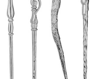 Magic Wand Necklace or Keychain Luna Lovegood Fleur Delacour Bellatrix Lastrange Ron Weasley Harry Potter