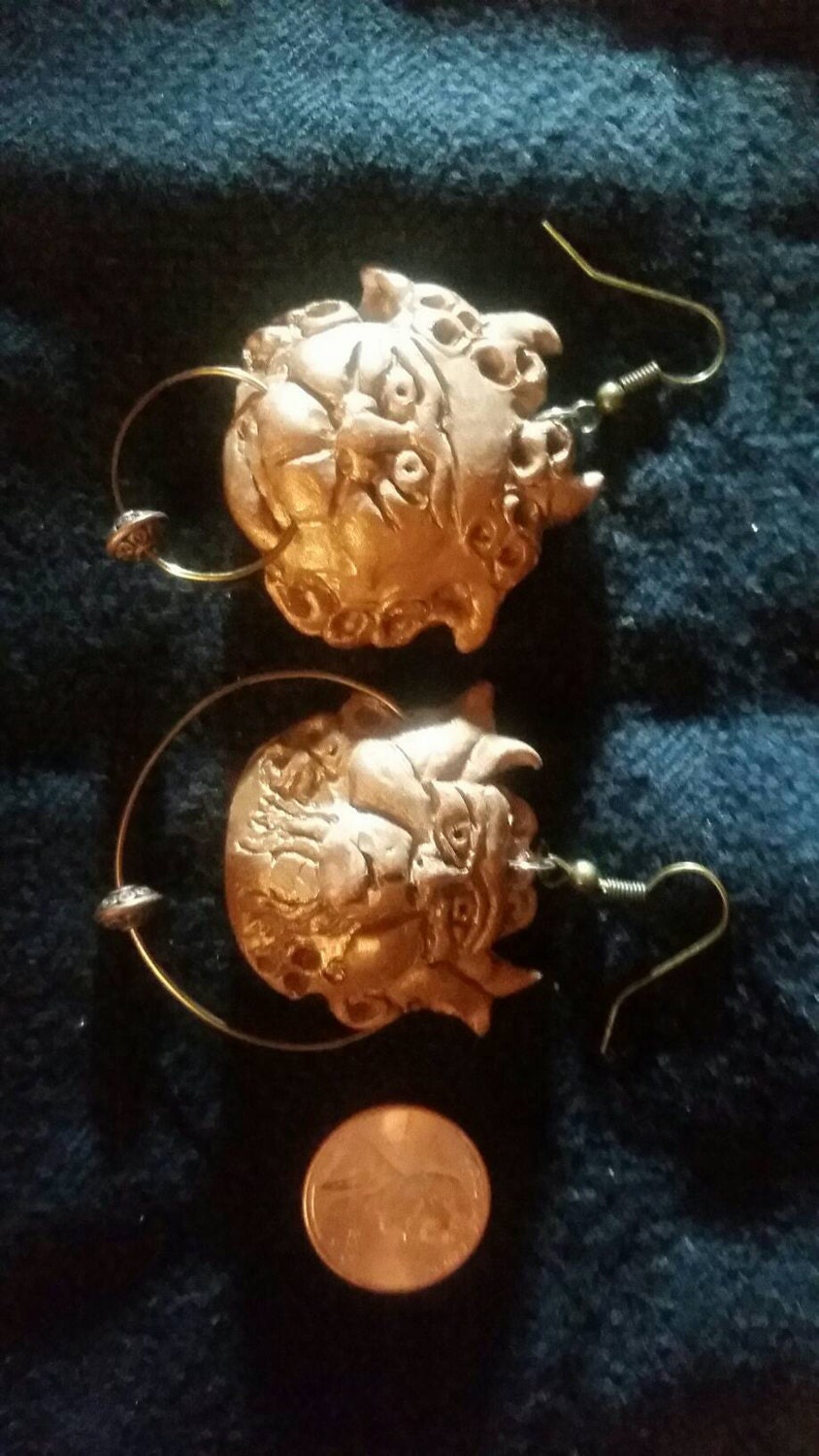 Labyrinth Knocker Earrings by JanaeEclecticEffects on Etsy