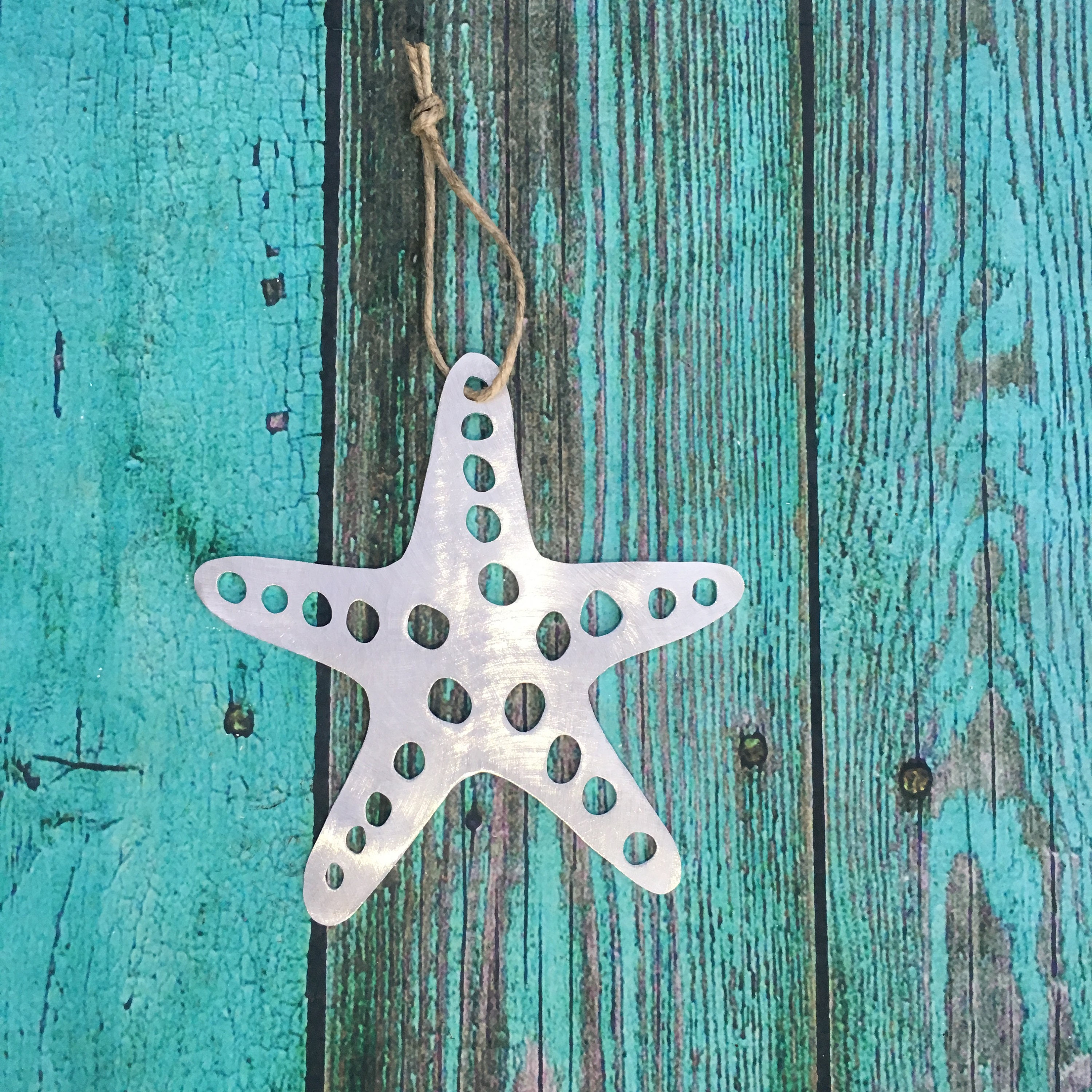 Starfish Sea Star Metal Wall Hanging Large Ornament