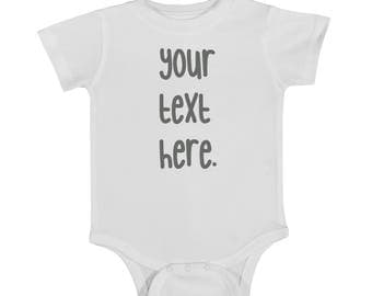 Customizable onesie, custom onesie, baby onesie, newborn onesie
