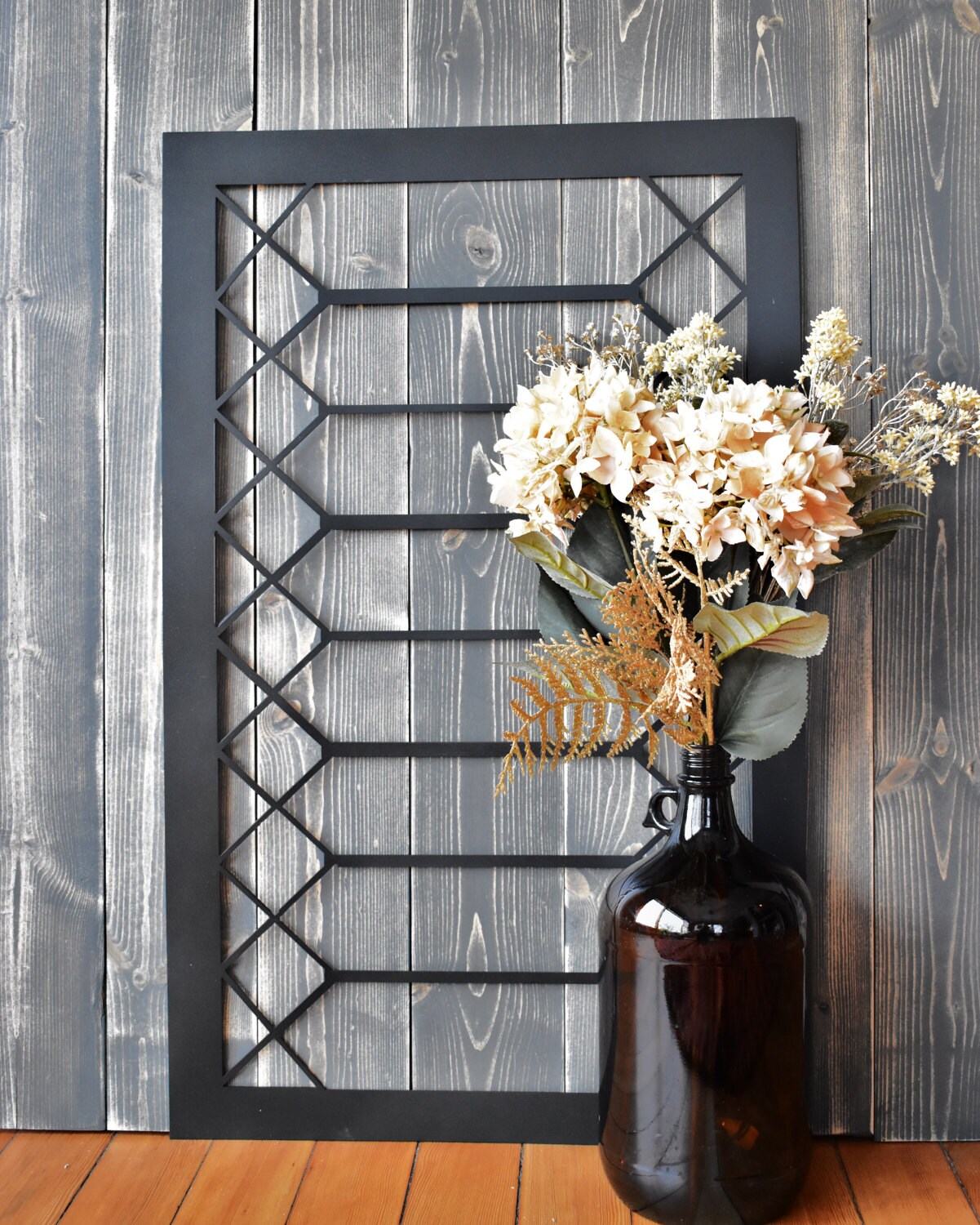 Vintage Glass Jar Large Glass Jug Farmhouse Decor