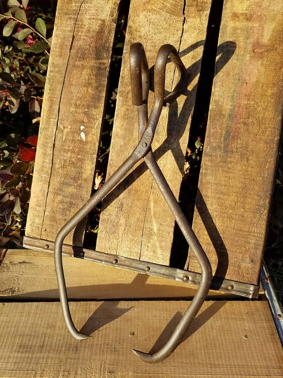 Antique Cast Iron Ice Tongs