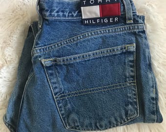 90s Tommy Hilfiger Classic Fit Jeans \\ 90s Relaxed Leg Jeans \\ Tapered Leg Jeans \\ Relaxed Fit Mom Jeans 13