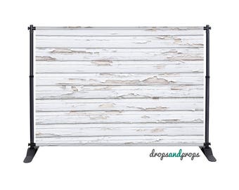 Distressed White Wood - Photography Backdrop