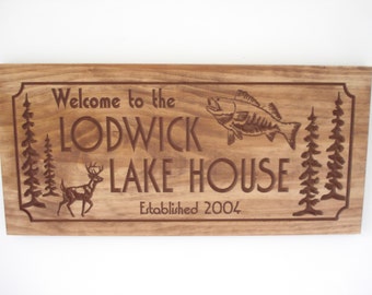 Lake House Wall Art custom lake house signs | etsy Lake House Wall Art custom lake house signs | etsy