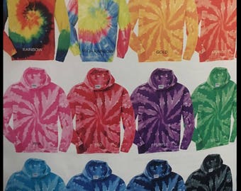 Customized Tie-Dye Hoodie
