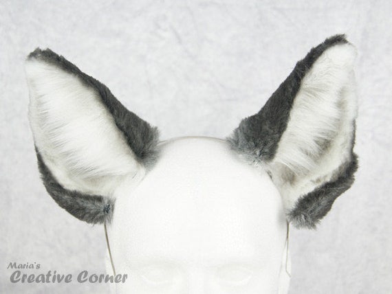 Cute Wolf Ears Realistic Wolf Ears Furry Wearable ears