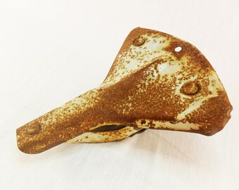 Vintage Bicycle Saddle Old Bicycle Saddle Bike Restoration Metal Bicycle Seat spare parts seat saddle Old bike parts restore ART deco bike