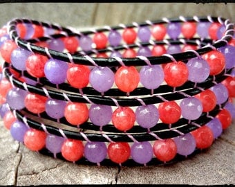 Bracelet chan luu + Earrings+pendant