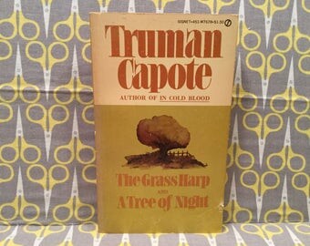 The Grass Harp and A Tree of Night by Truman Capote Paperback Book Vintage