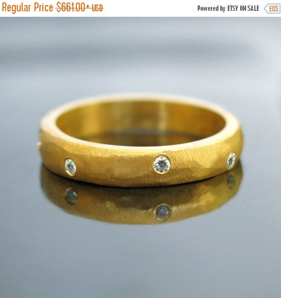 ON SALE  Gold  engagement  ring  Diamond wedding  by 